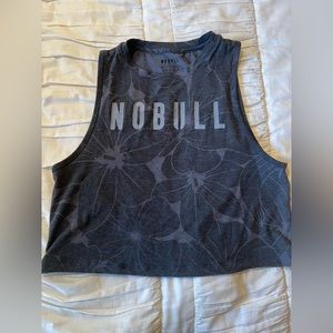 Nobull dark floral muscle tank. LIMITED EDITION NOT AVAILABLE ONLINE. size small